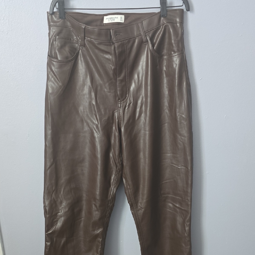 Abercrombie And Fitch Faux Leather Pants
